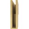 Ekena Millwork 4"W x 16"D x 16"H Thin Chapel Hill Rough Cedar Woodgrain TimberThane Corbel, Primed Tan CORUR04X16X16CHPRCPR - alternate 6